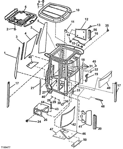 john deere latch diagram